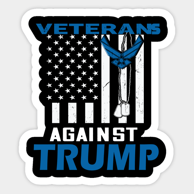 Veterans against Donald Trumo- Anti-Trump 2020 Sticker by DODG99